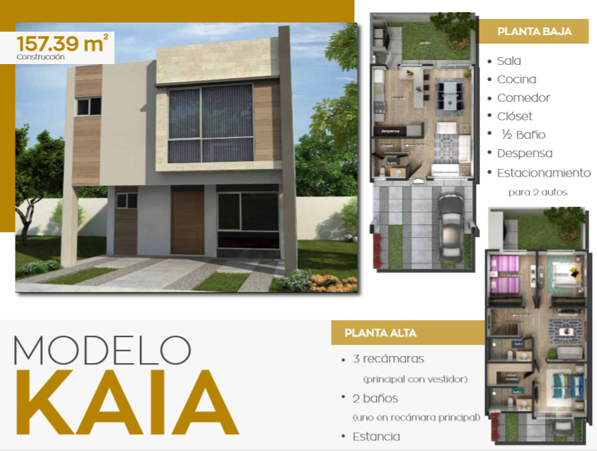 CASA EN VENTA EN AUREA ZIBATÁ - (34)