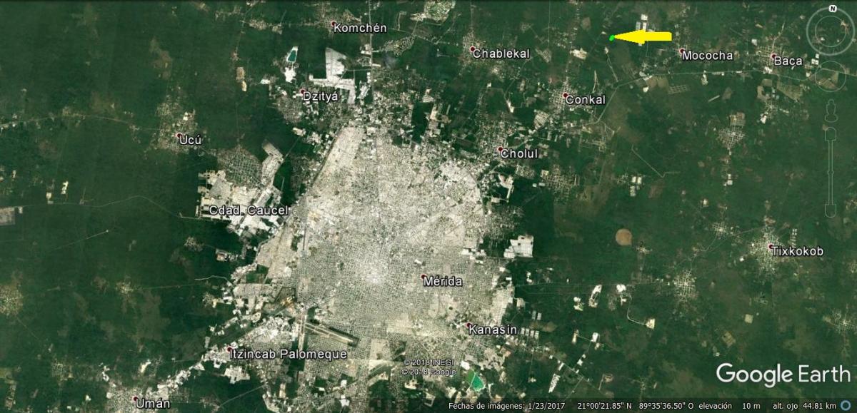 LAND 2.6HA AT $220 PER M2 FOR SALE WITH CONKAL YUCATÁN
