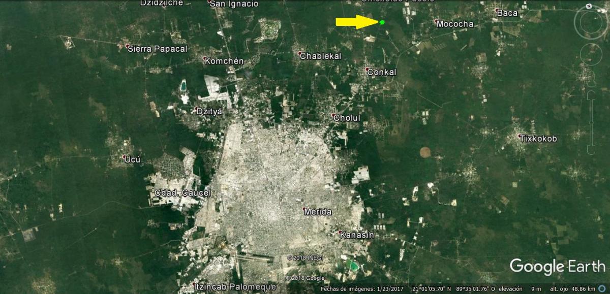 LAND 2.3 HA FOR SALE $220 m2 CONKAL YUCATÁN