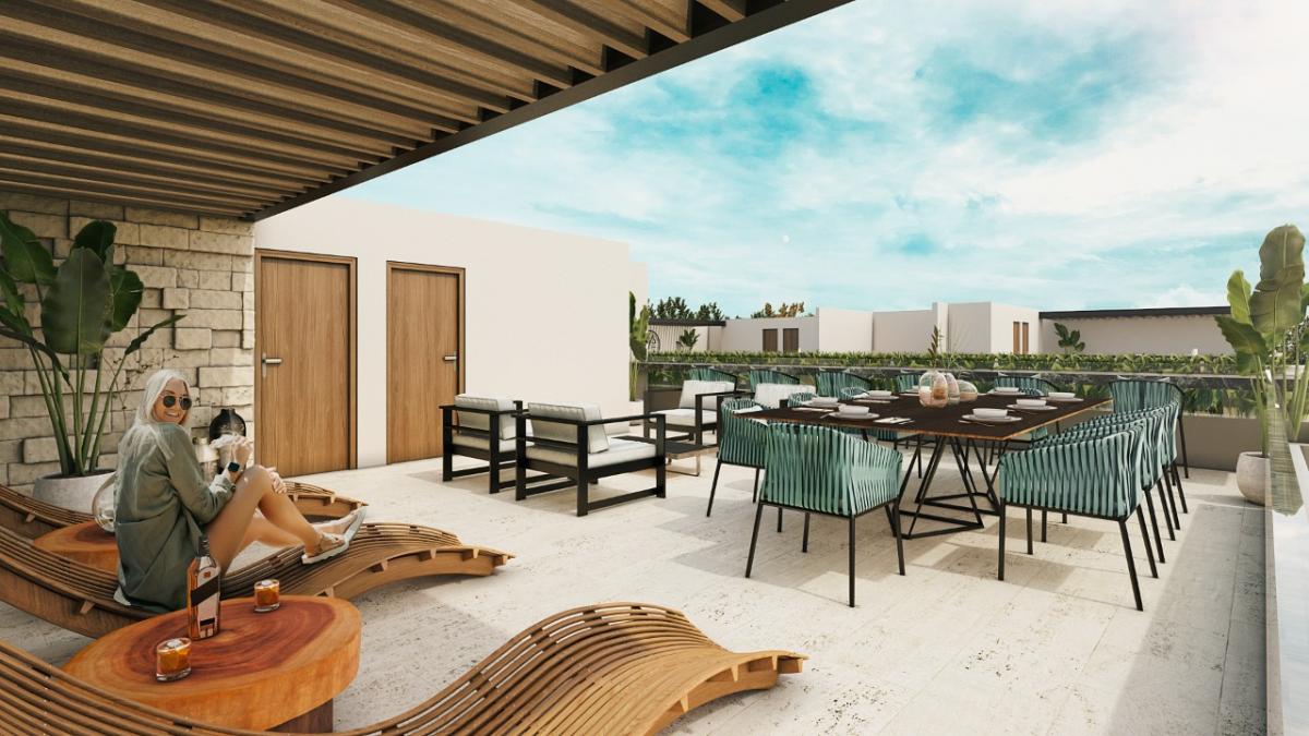 Penthouse de 2 Recamaras en Venta en Playa del Carmen - (34)