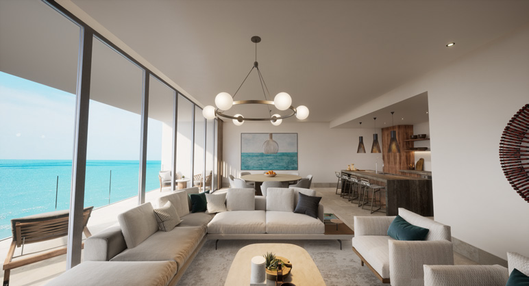 Condo de 3 Recamaras Con Vista al Mar en Venta - (34)