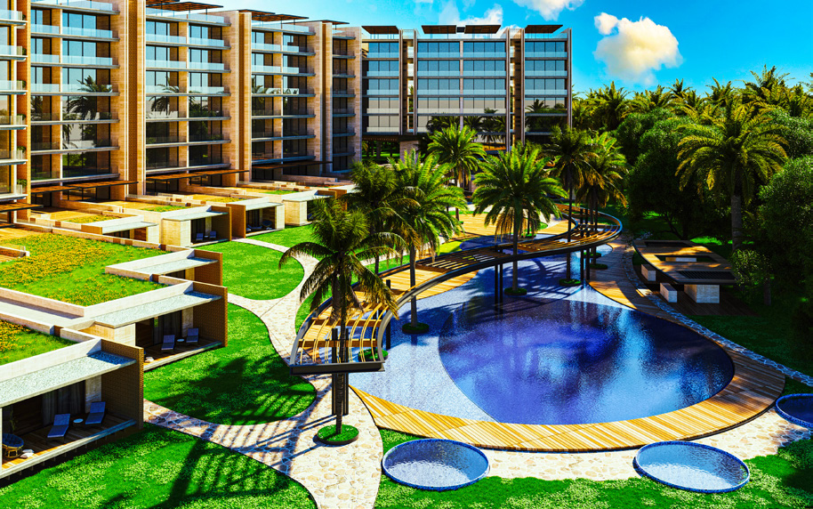 Penthouse de 3 Recamaras con Vista al Mar en Puerto Aventuras - (34)