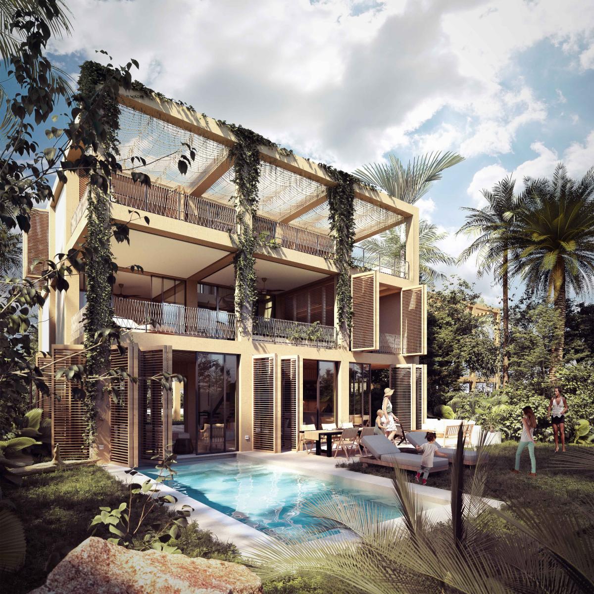 Villa de 5 Recamaras en Venta en Playa del Carmen - (34)