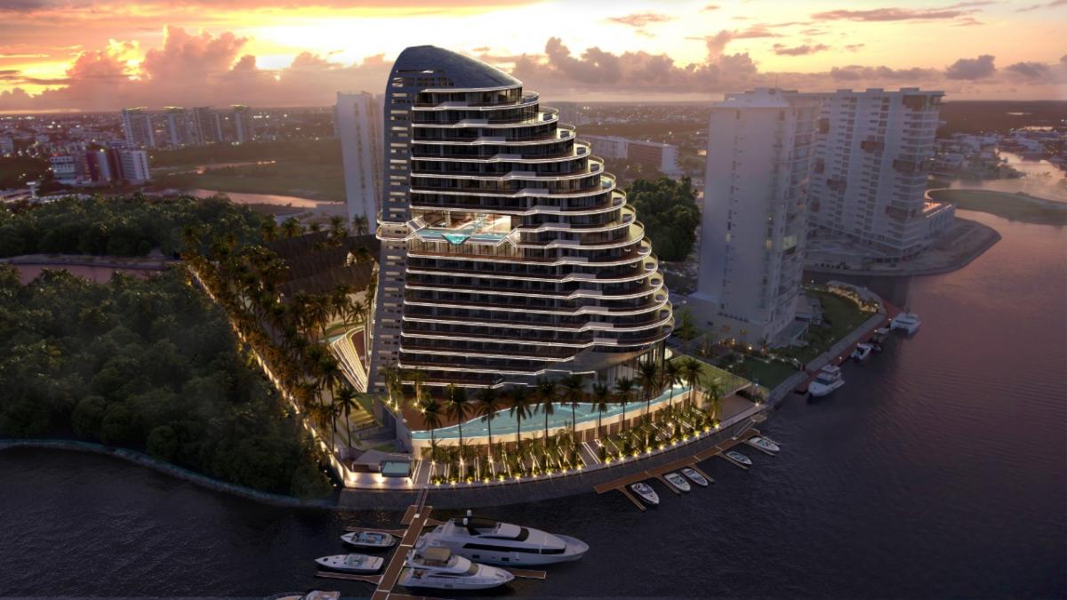 Condo de 2 Recamaras en Venta en Puerto Cancun - (34)