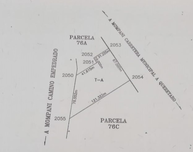 TERRENO EN VENTA EN MOMPANÍ - (34)