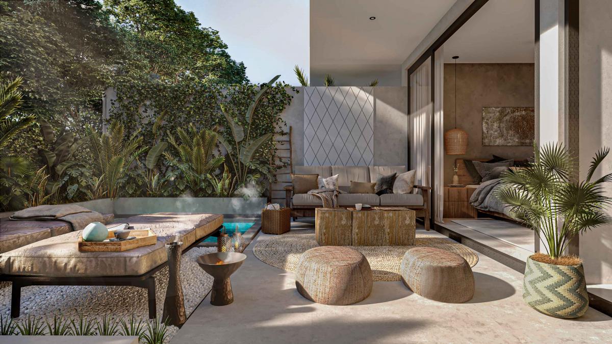 Condo de 1 Recamara con Jardin en Venta en Tulum - (34)