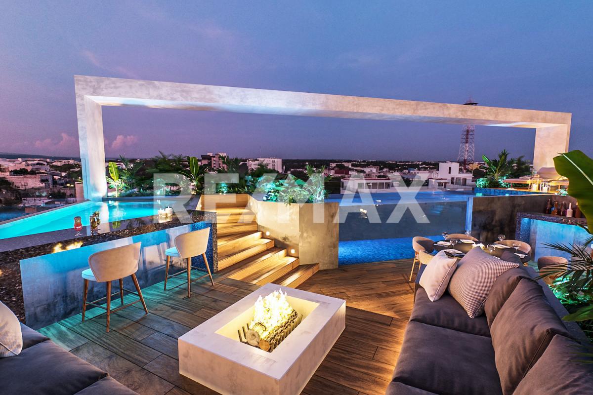 Condo de 1 Recamara en Venta en Playa del Carmen a 2 Cuadras de la Quinta Av. - (34)