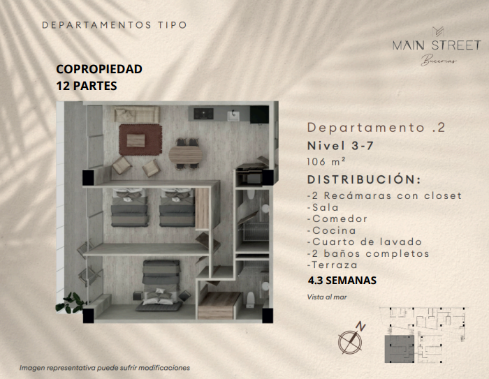 ¡Oportunidad Única! Venta de Departamento en Copropiedad en Bucerias en Bucerías Centro, Bahía de Banderas - foto 7 de 14