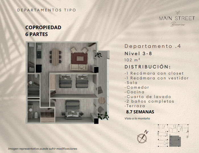 ¡Oportunidad Única! Venta de Departamento en Copropiedad en Bucerias en Bucerías Centro, Bahía de Banderas - foto 9 de 14