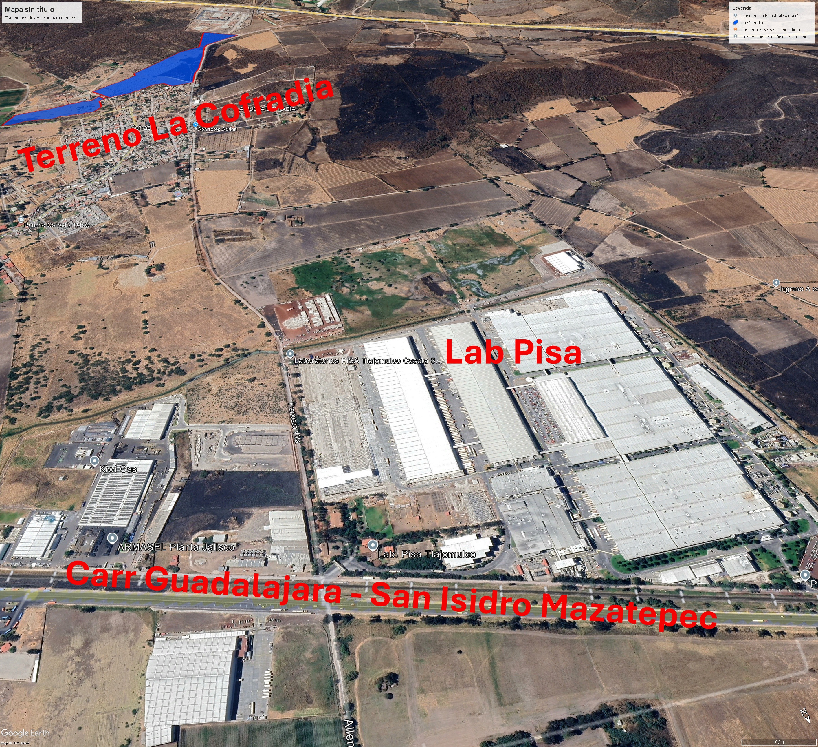 Terreno en La Cofradía, Tlajomulco: Potencial agrícola, industrial o de desarrollo Habitacional en Cofradía, Tlajomulco de Zúñiga - foto 2 de 4