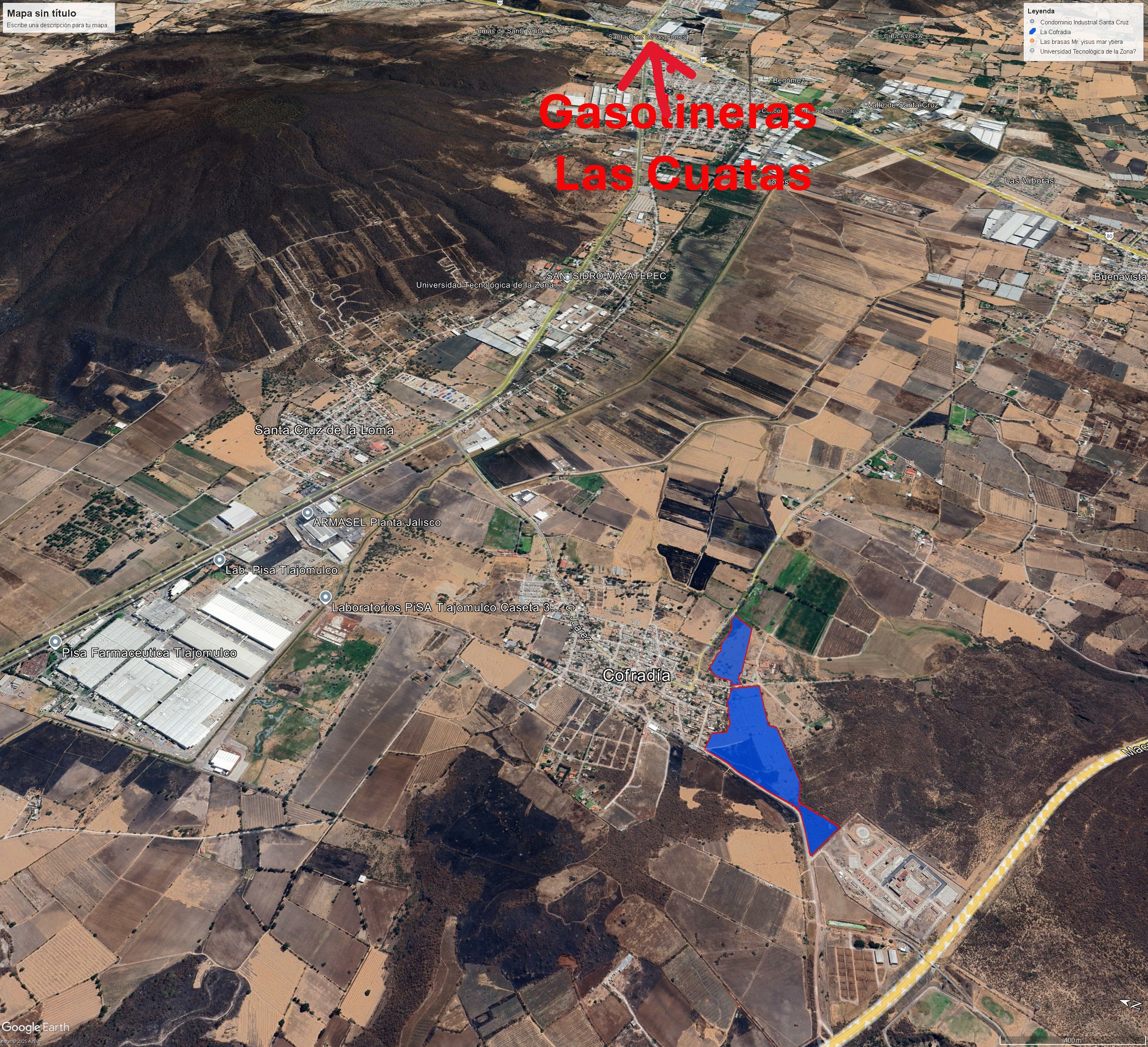 Terreno en La Cofradía, Tlajomulco: Potencial agrícola, industrial o de desarrollo Habitacional en Cofradía, Tlajomulco de Zúñiga - foto 4 de 4