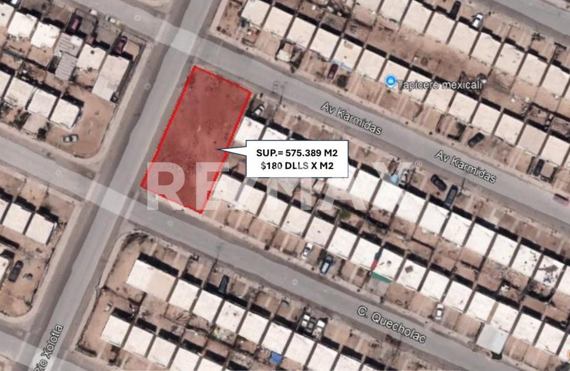 Venta de Terreno Comercial en Parajes de Oriente en Mexicali