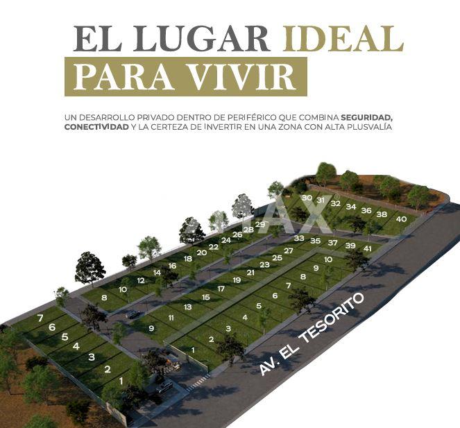 Terreno en Venta en Paisajes del Tesoro